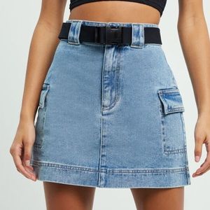 Pacsun High Rise Cargo Skirt